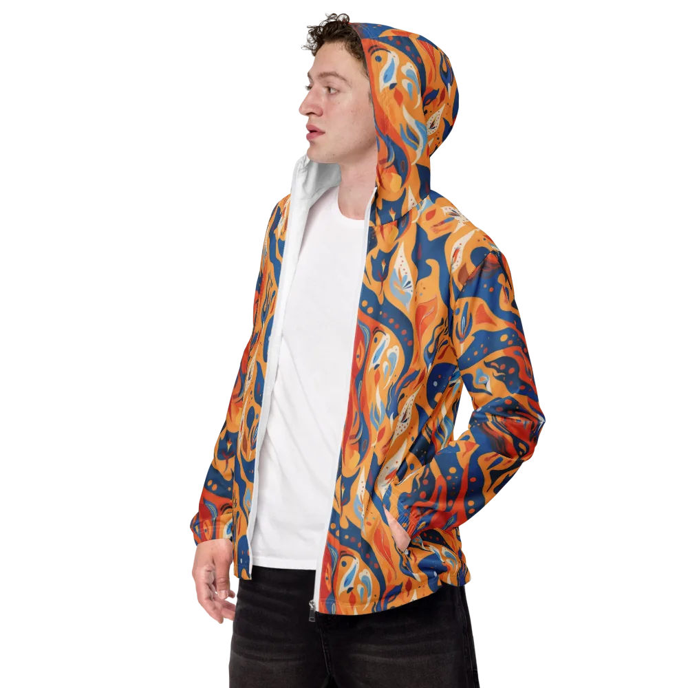 Solar Aviary on Men's Windbreaker — Left Front