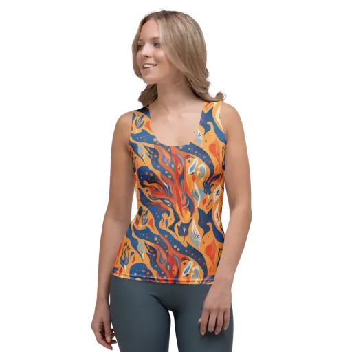 Solar Aviary on a Women's Tank Top