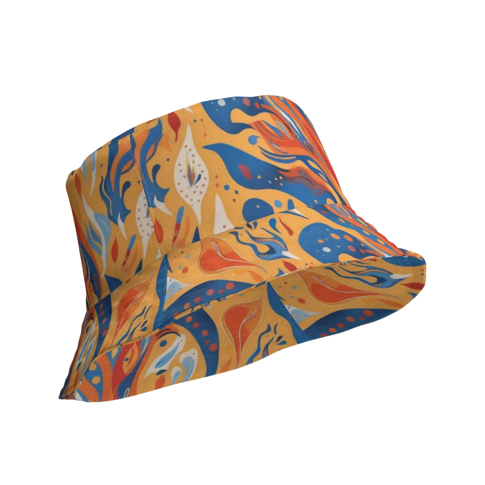 Solar Aviary on Reversible Bucket Hat — Product details Outside