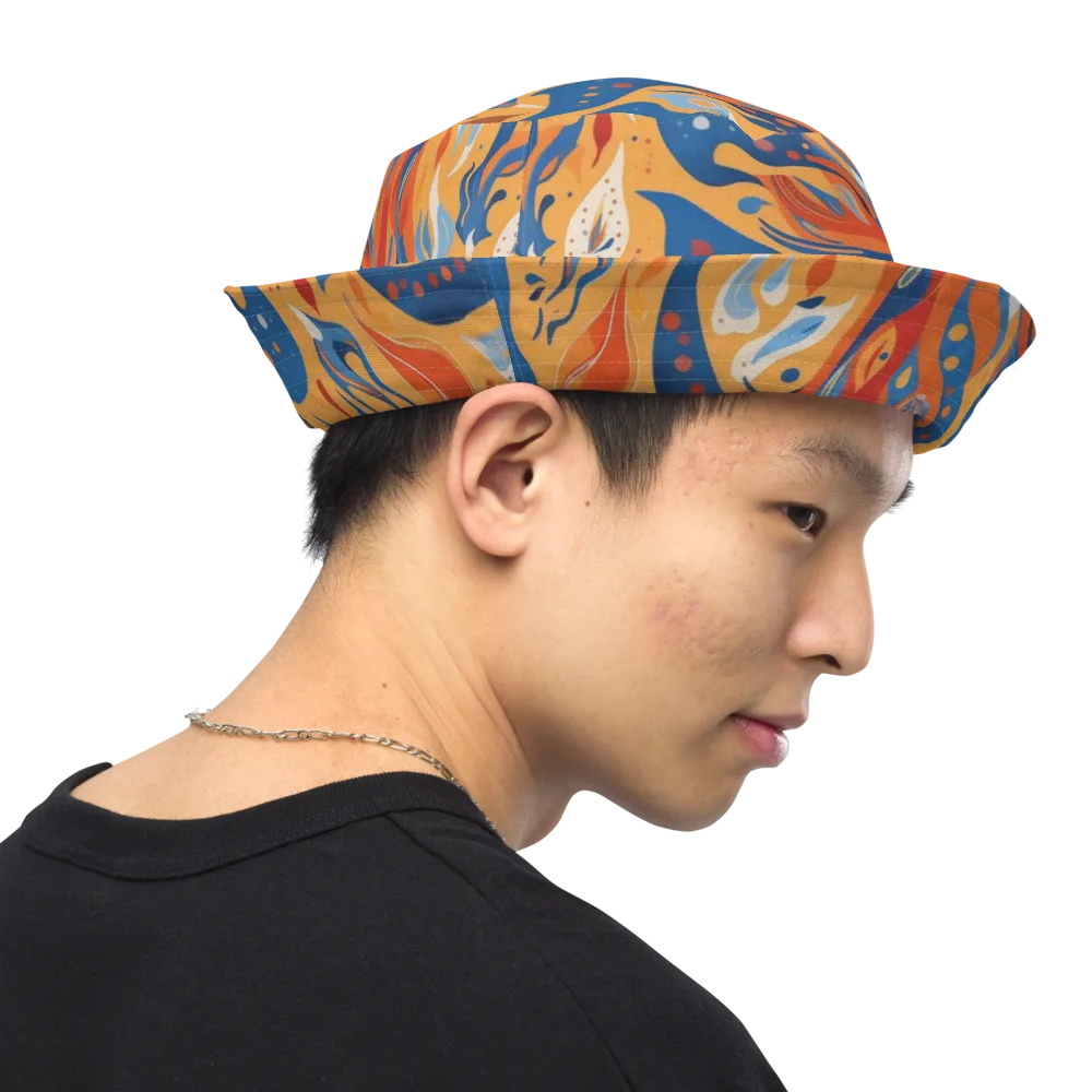 Solar Aviary on Reversible Bucket Hat — Right Outside
