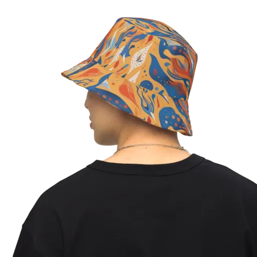 Solar Aviary on a Reversible Bucket Hat