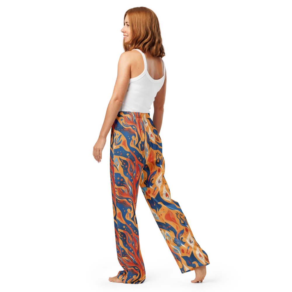 Solar Aviary on Women's Pajama Pants — Back