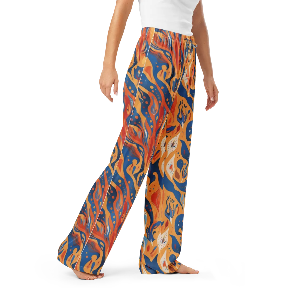 Solar Aviary on Women's Pajama Pants — Right Front