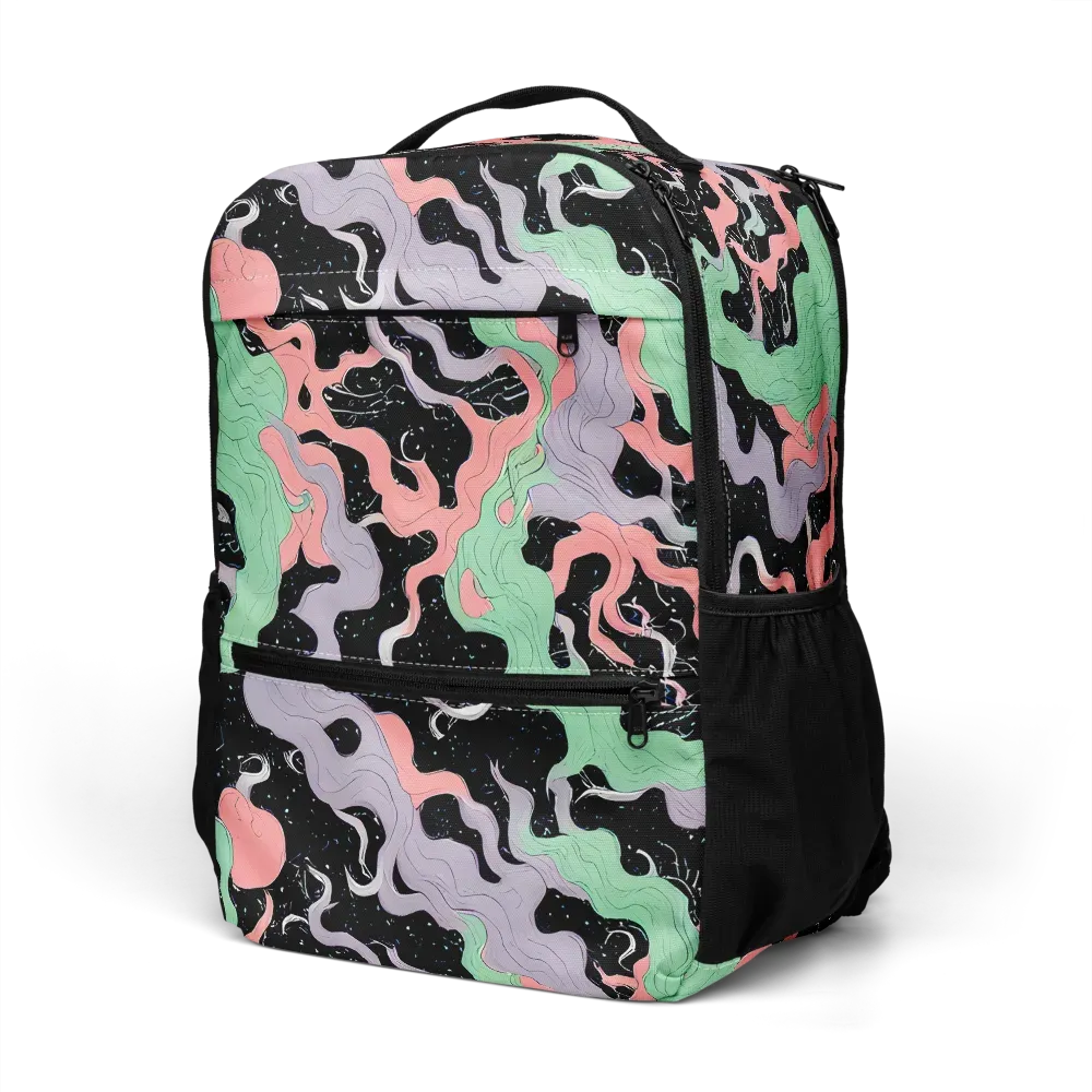 Pastel Eclipse on Utility Backpack — Left Front