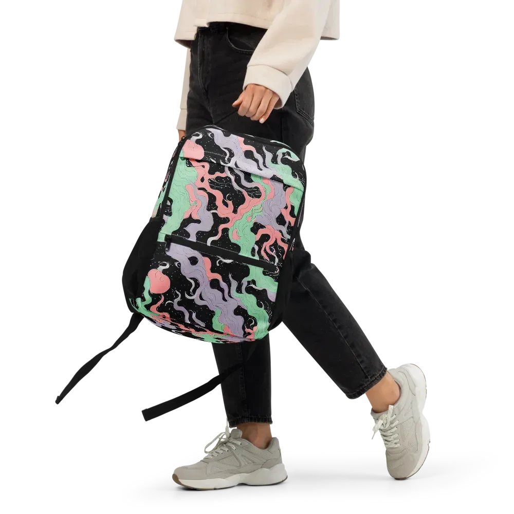 Pastel Eclipse on Utility Backpack — Front