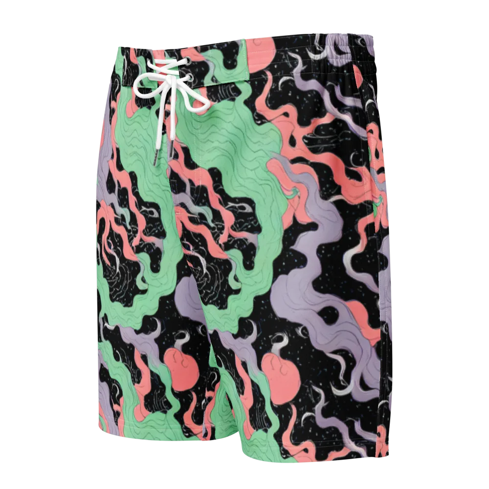 Pastel Eclipse on Men's Board Shorts — Front