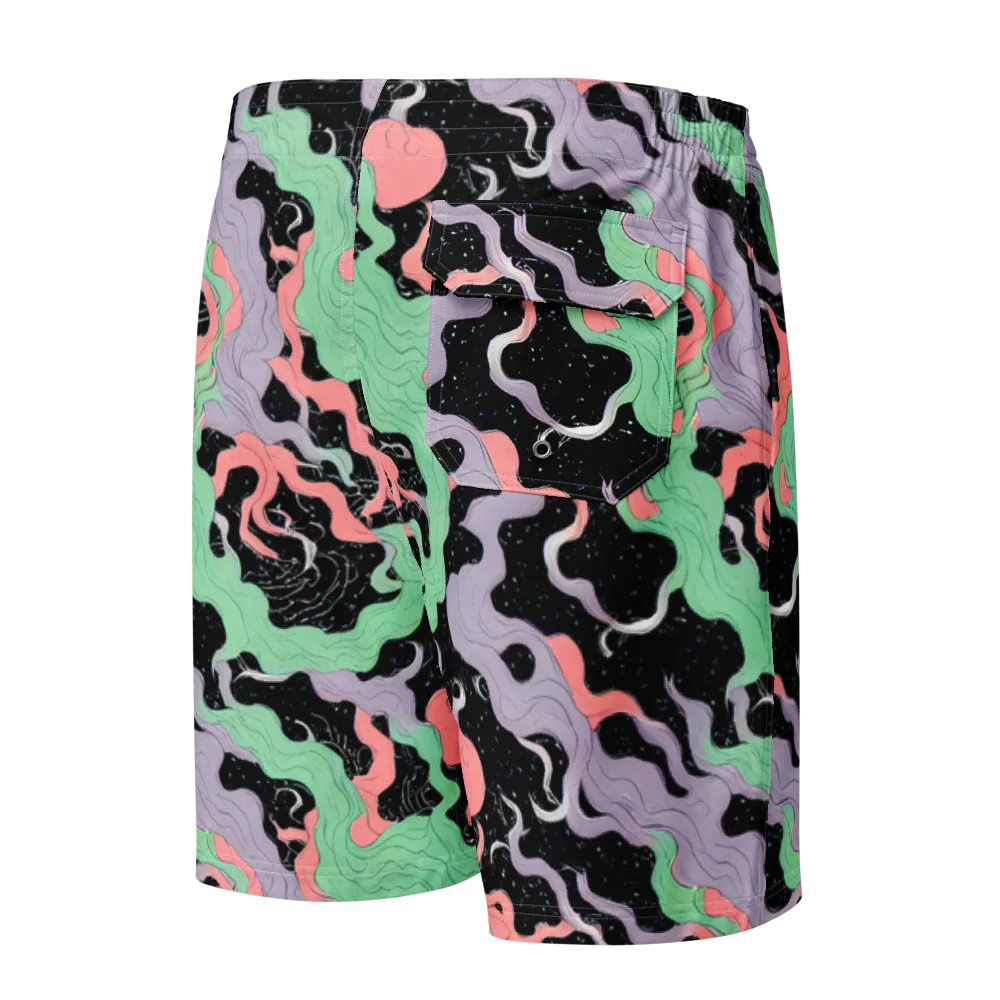 Pastel Eclipse on Men's Board Shorts — Back