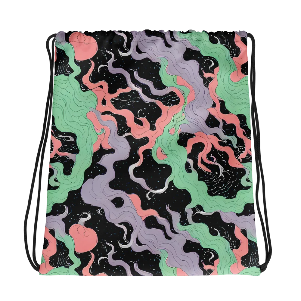 Pastel Eclipse on Drawstring Bag — Photo