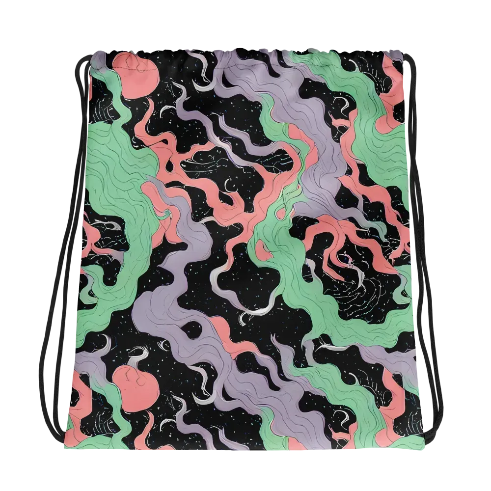 Pastel Eclipse on Drawstring Bag — Photo