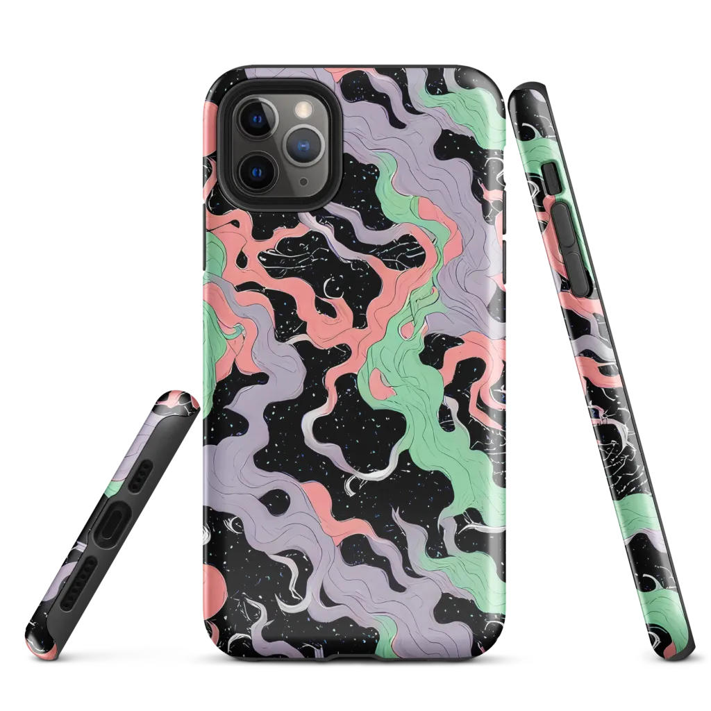 Pastel Eclipse on Tough Case for iPhone® — Front