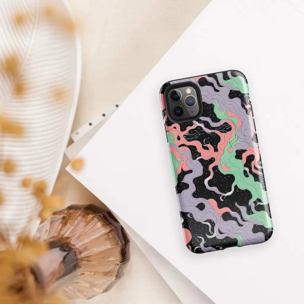 Pastel Eclipse on Tough Case for iPhone® — Front