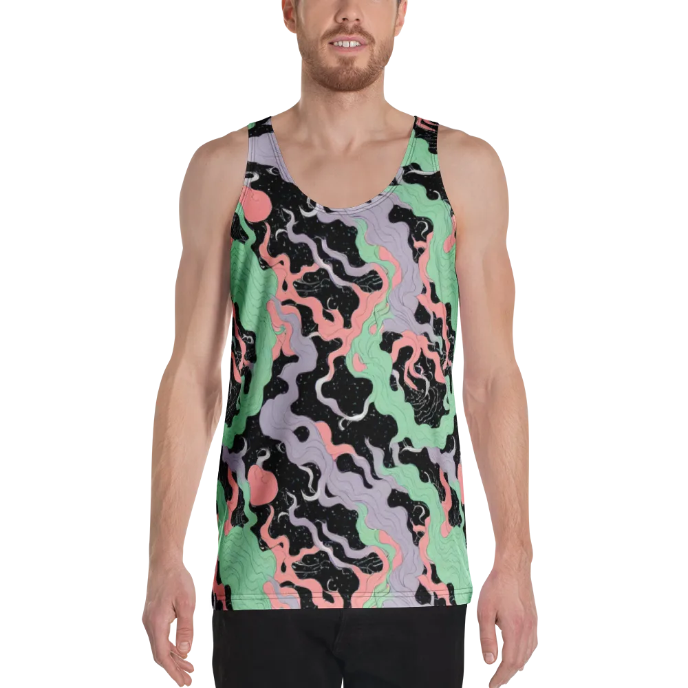 Pastel Eclipse on Men's Tank Top — Front
