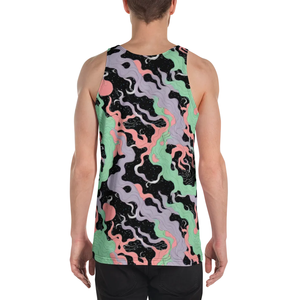 Pastel Eclipse on Men's Tank Top — Back