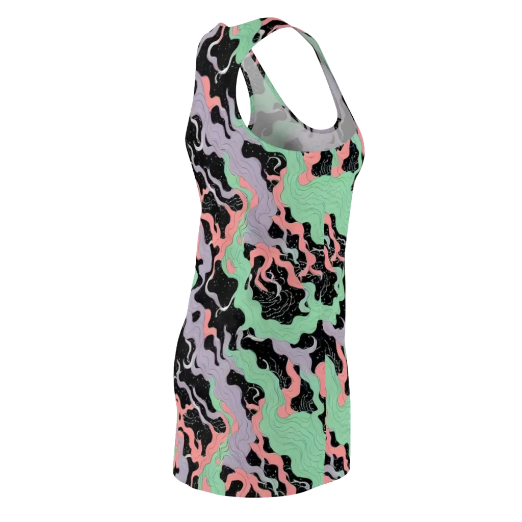 Pastel Eclipse on Racerback Dress — Back Side