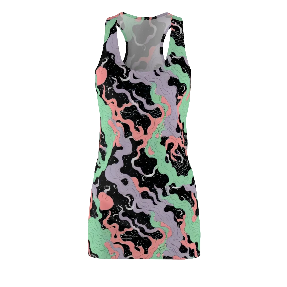 Pastel Eclipse on Racerback Dress — Front