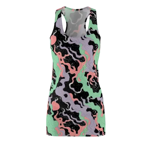 Pastel Eclipse on a Racerback Dress