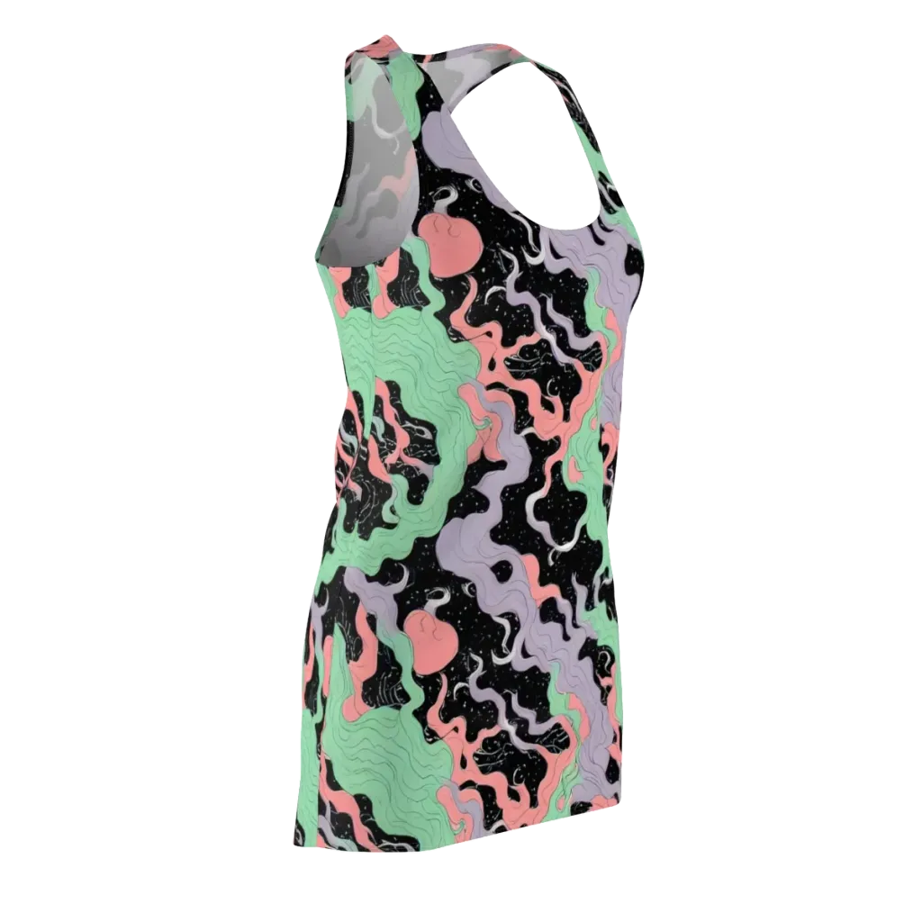 Pastel Eclipse on Racerback Dress — Front Side