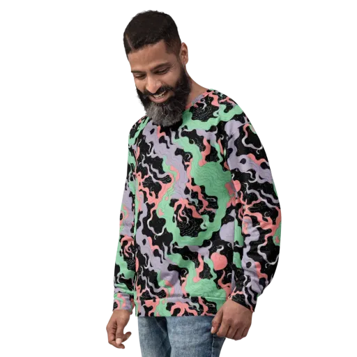 Pastel Eclipse on a Sweatshirt