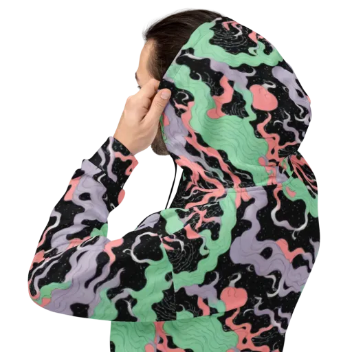 Pastel Eclipse on a Hoodie