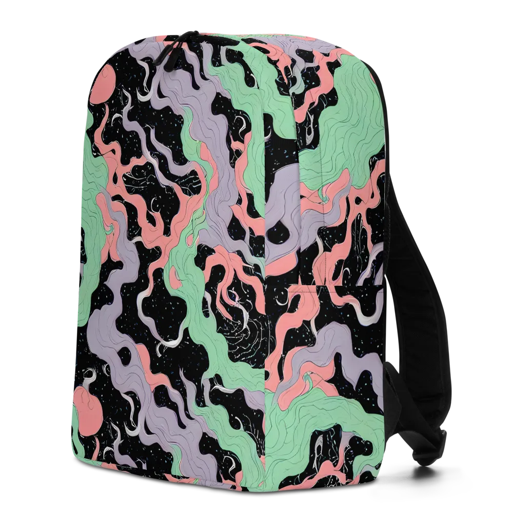 Pastel Eclipse on Minimalist Backpack — Left