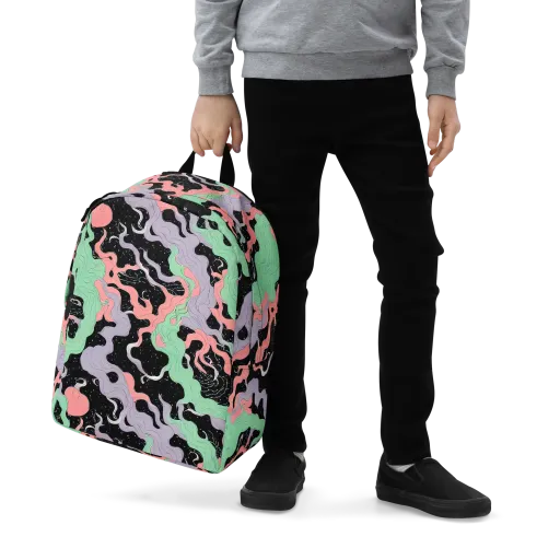 Pastel Eclipse on a Minimalist Backpack