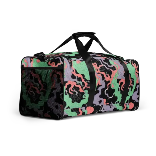 Pastel Eclipse on a Duffle Bag
