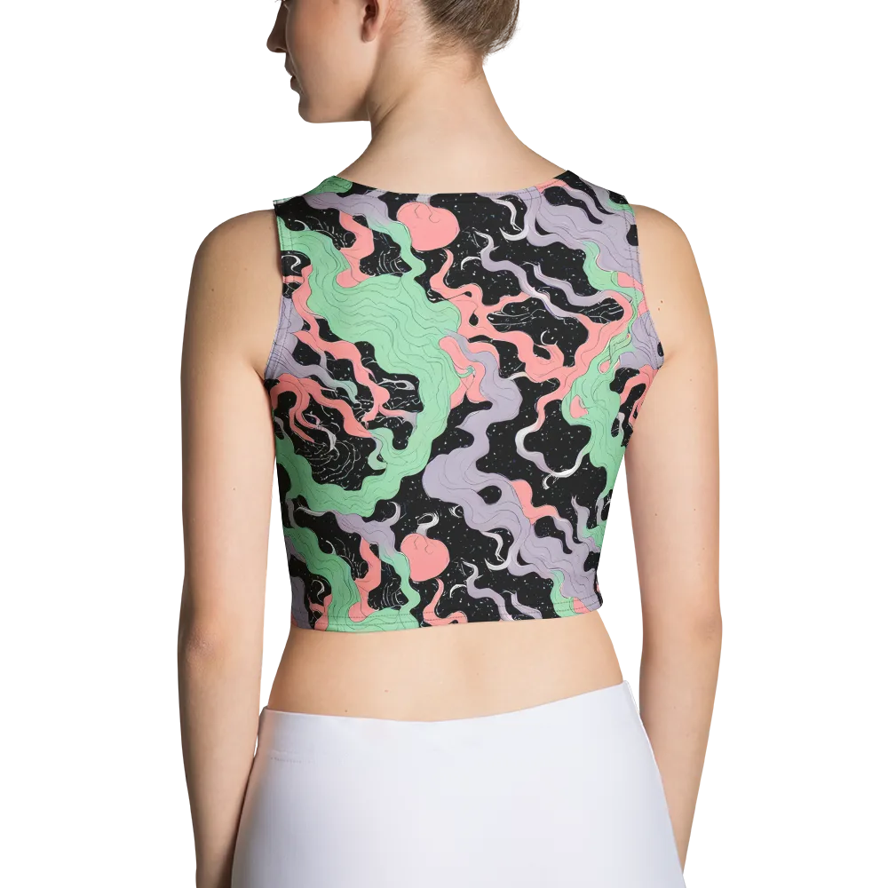 Pastel Eclipse on Crop Top — Back