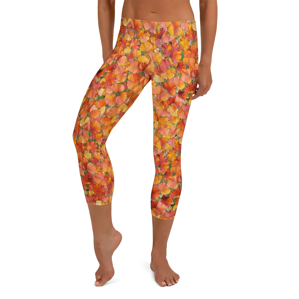 Amber Reverie on Capri Leggings — Front