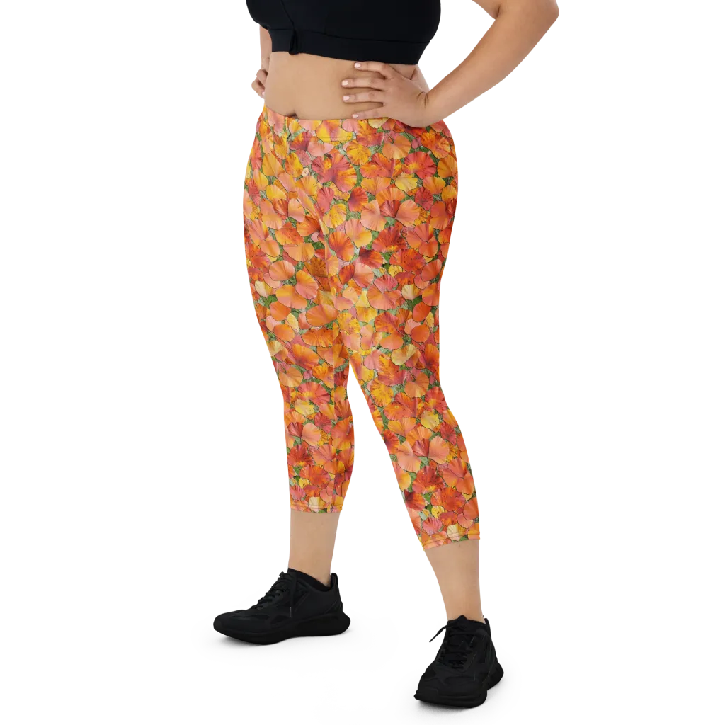 Amber Reverie on Capri Leggings — Front