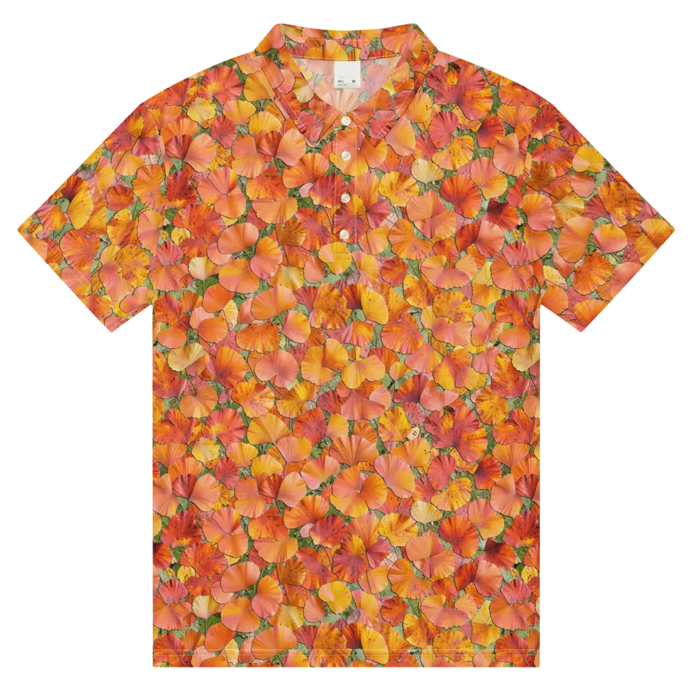 Amber Reverie on Men's Slim Fit Polo Shirt — Front