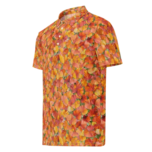 Amber Reverie on a Men's Slim Fit Polo Shirt