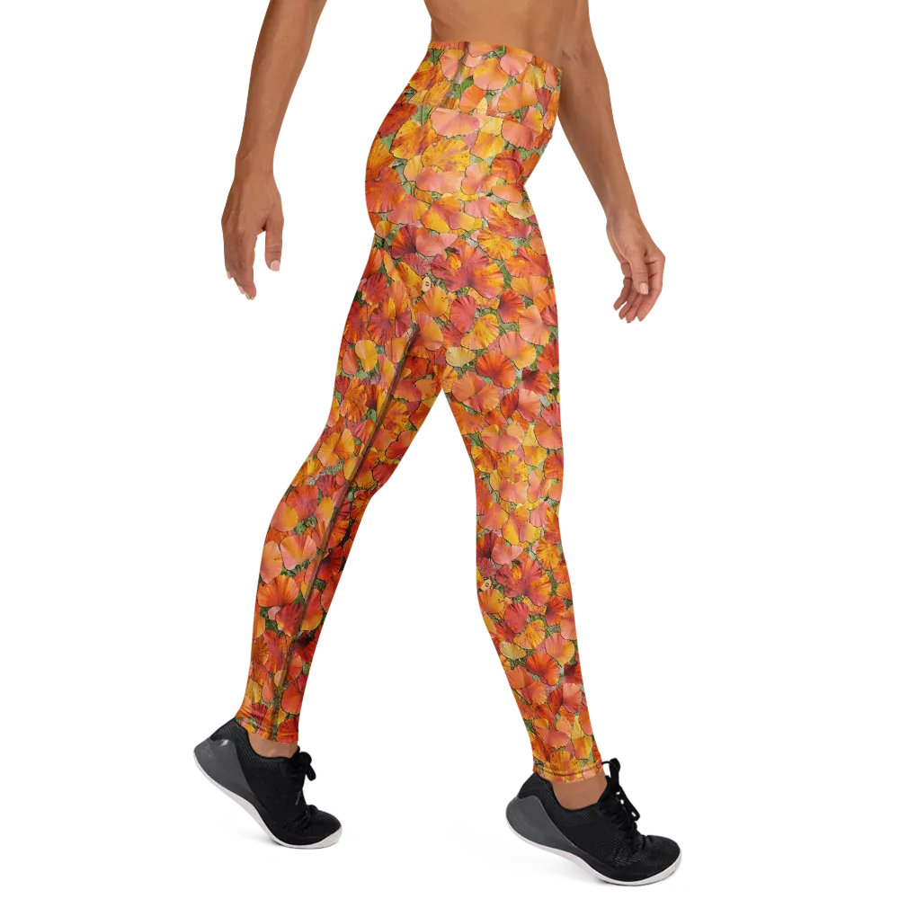 Amber Reverie on Yoga Leggings — Right