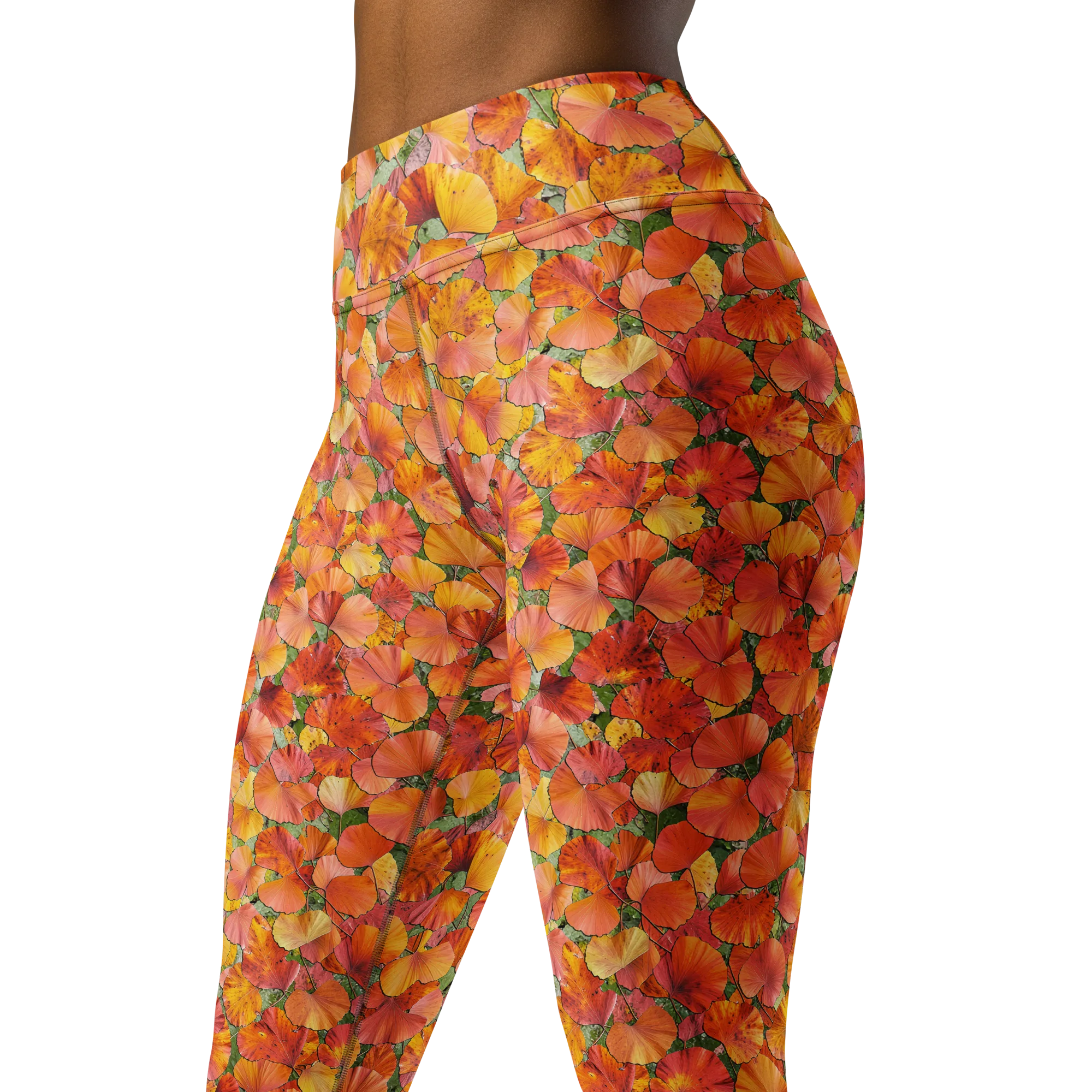 Amber Reverie on Yoga Leggings — Left Front