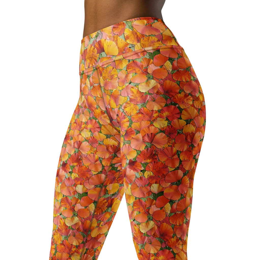 Amber Reverie on Yoga Leggings — Left Front