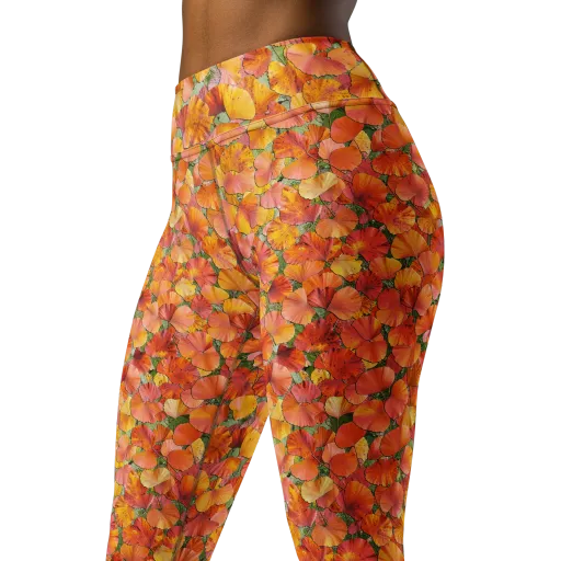 Amber Reverie on a Yoga Leggings