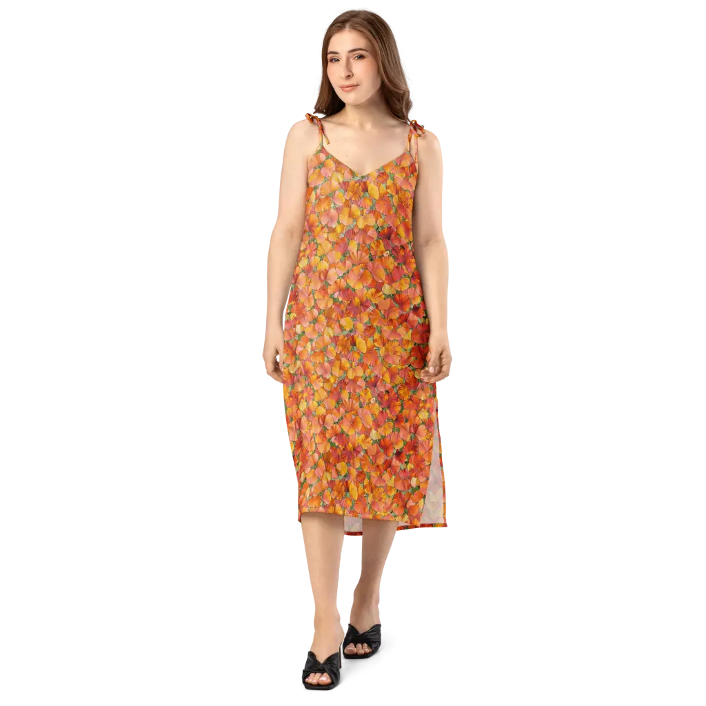 Amber Reverie on Slip Dress — Front
