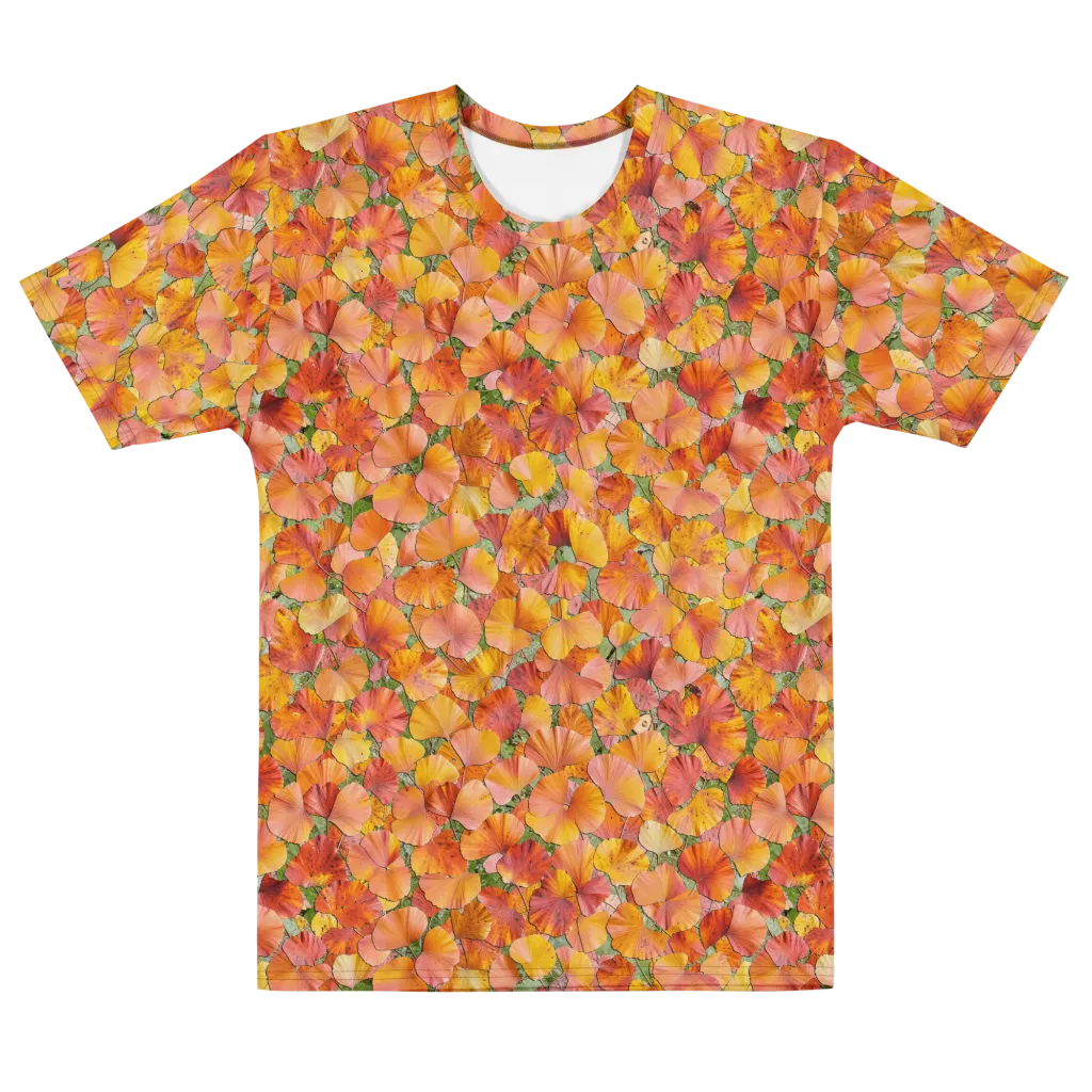 Amber Reverie on Men's Cotton Crew Neck T-Shirt — Front