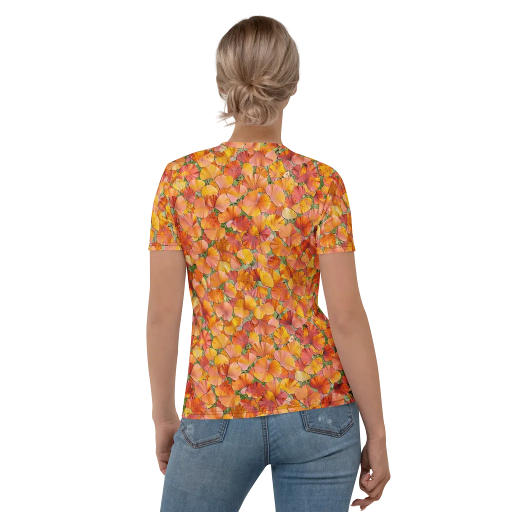 Amber Reverie on Women's Crew Neck T-Shirt — Back