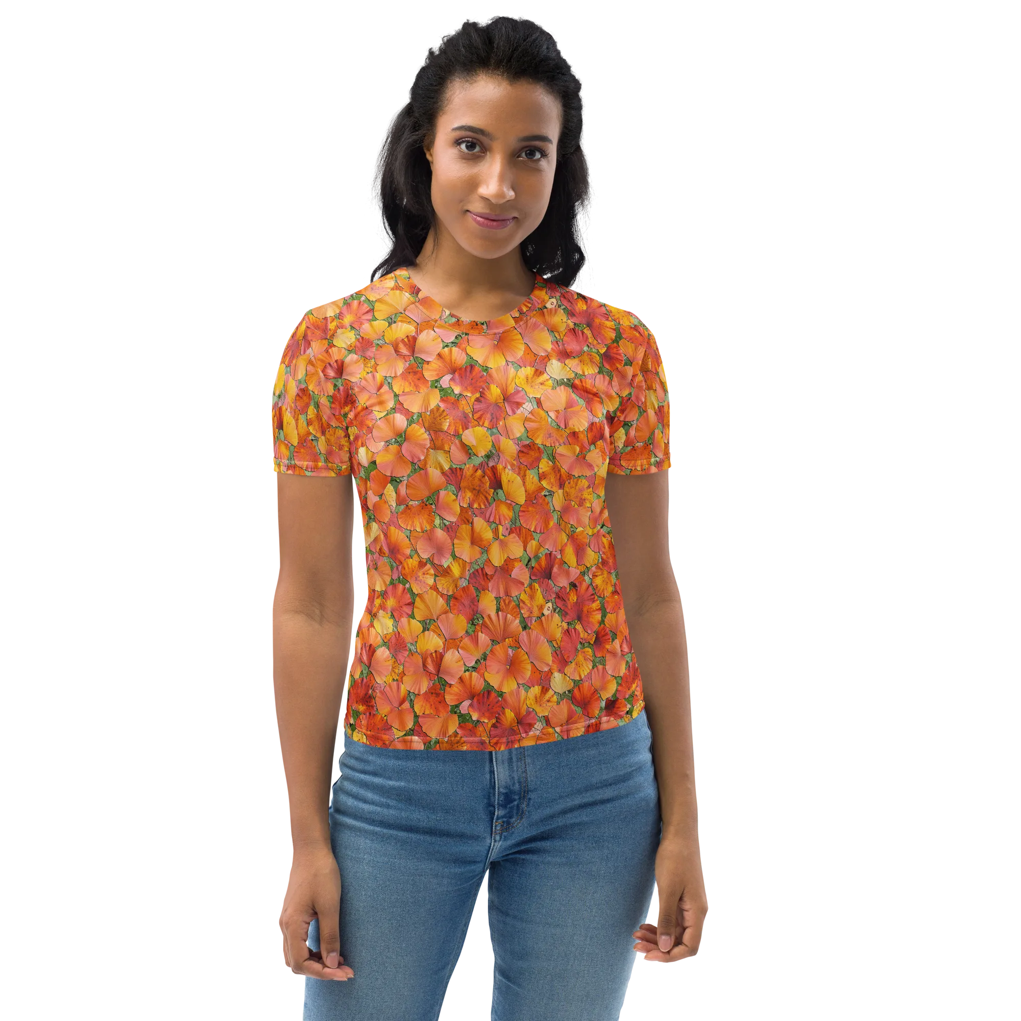 Amber Reverie on Women's Crew Neck T-Shirt — Front