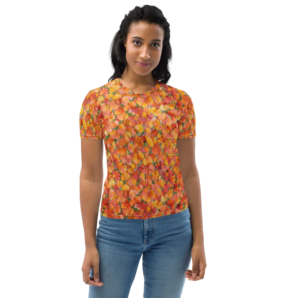 Amber Reverie on Women's Crew Neck T-Shirt — Front