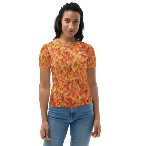 Amber Reverie on a Women's Crew Neck T-Shirt
