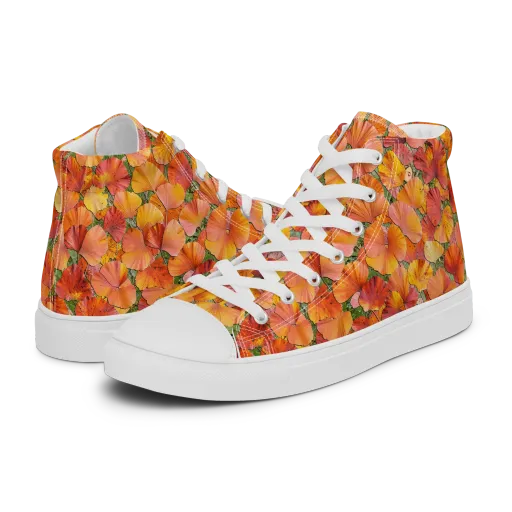 Amber Reverie on a Women's High Top Canvas Shoes