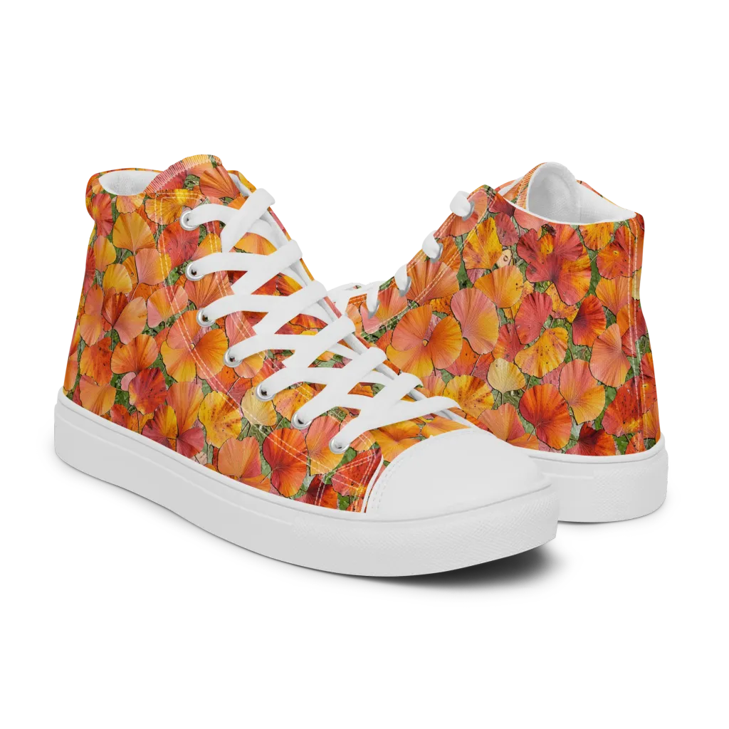 Amber Reverie on Women's High Top Canvas Shoes — Right