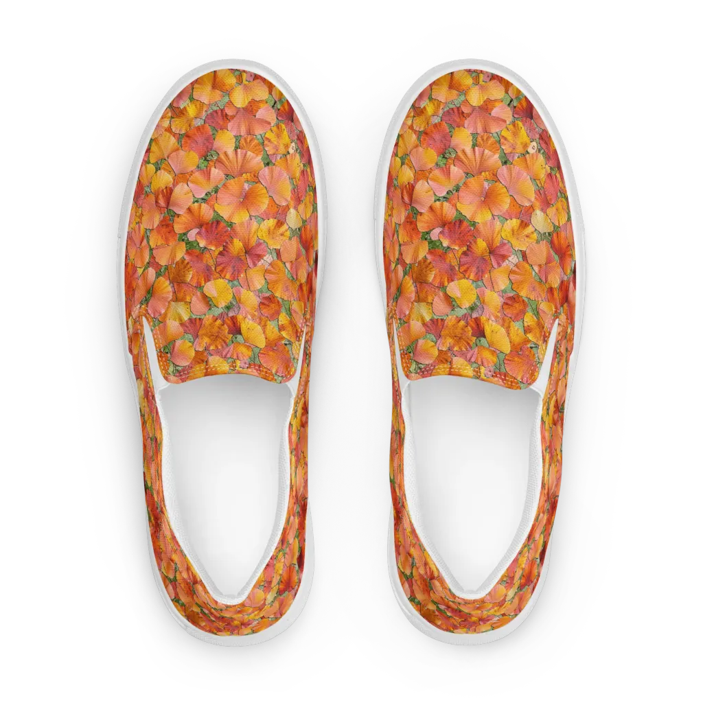 Amber Reverie on Men's Slip-On Canvas Shoes — Front