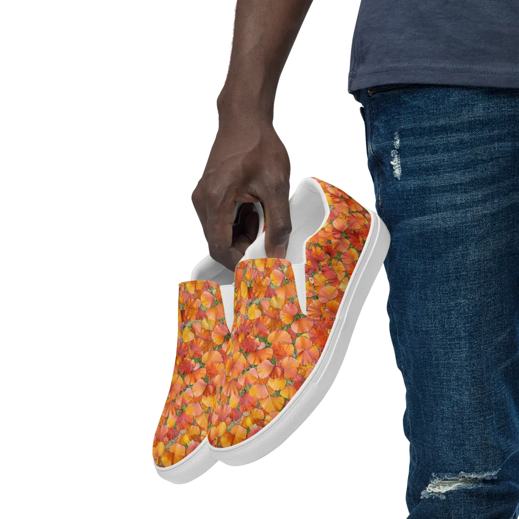 Amber Reverie on Men's Slip-On Canvas Shoes — Left Front