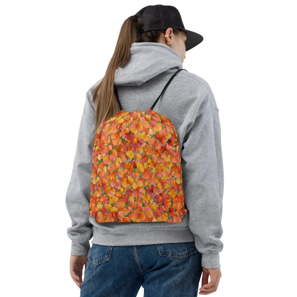Amber Reverie on Drawstring Bag — Front