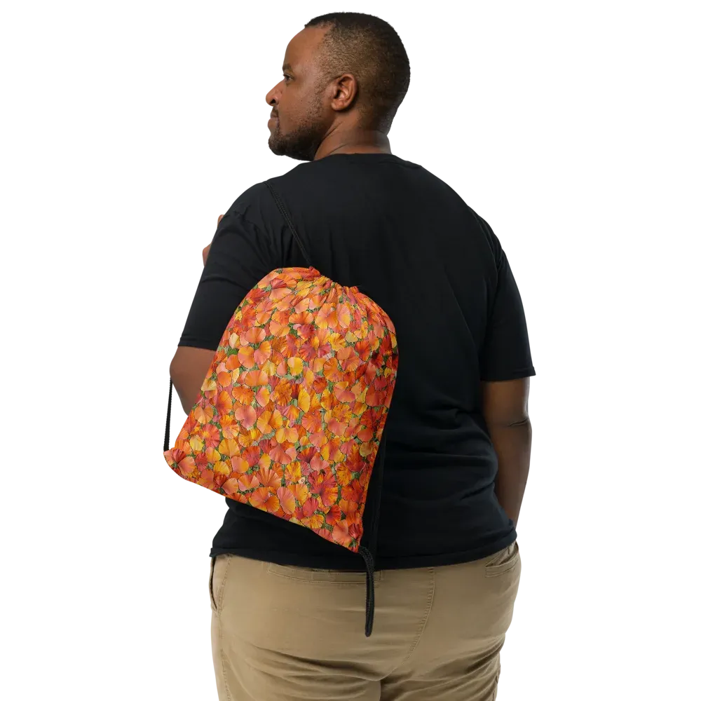 Amber Reverie on Drawstring Bag — Front