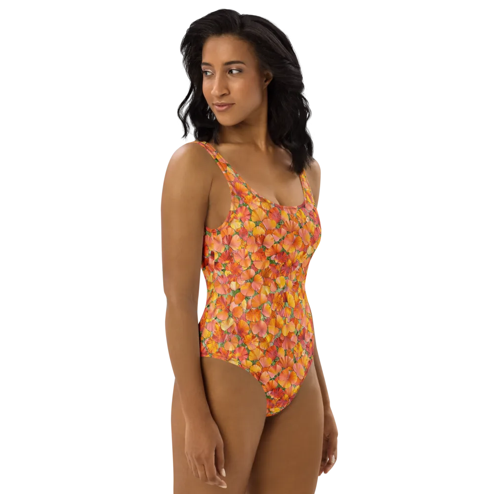 Amber Reverie on One-Piece Swimsuit — Right