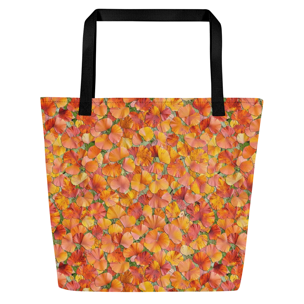 Amber Reverie on Large Tote Bag W/ Pocket — Front