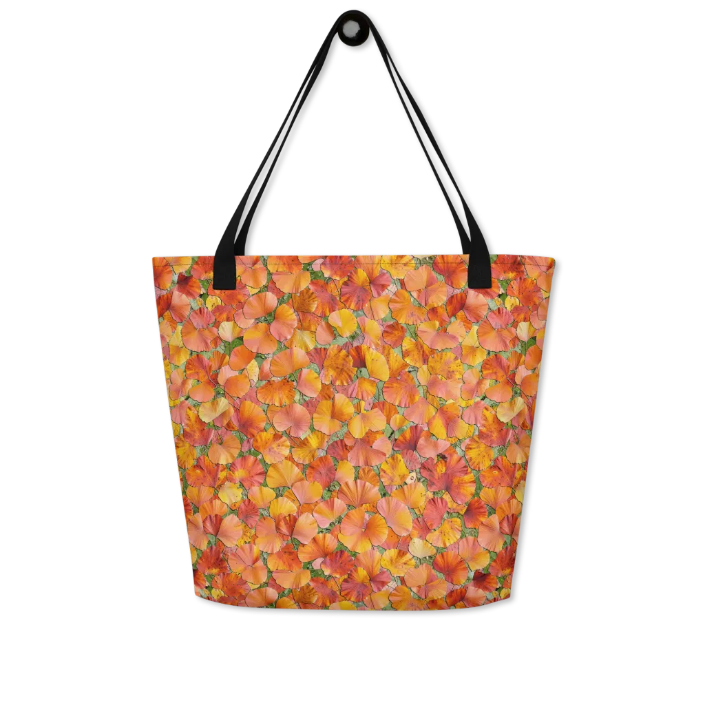 Amber Reverie on Large Tote Bag W/ Pocket — Front